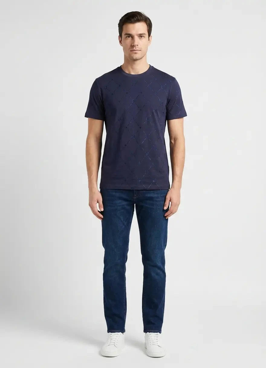 Pure Premium Atel Navy T-Shirt - Subwear