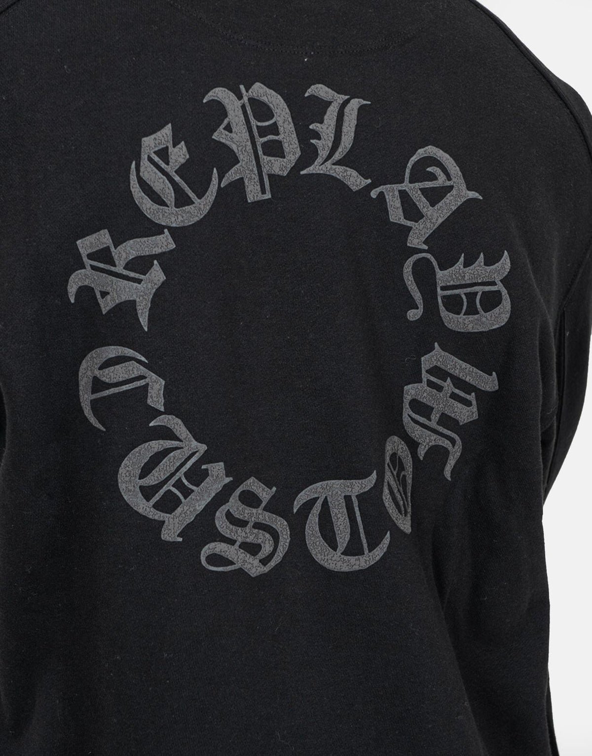 Replay Back Print Black Sweatshirt - Subwear