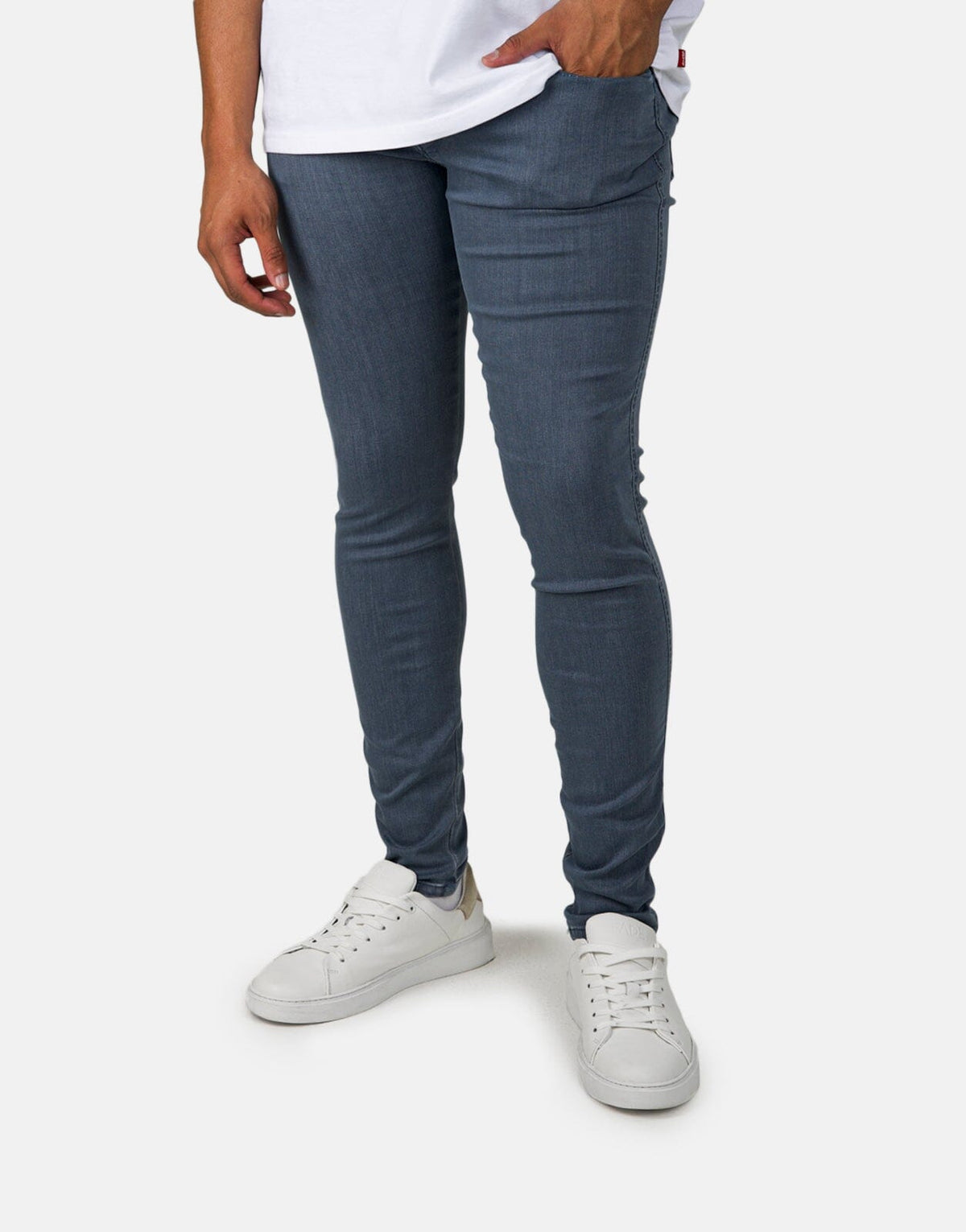 Replay HyperFlex Sustainable Lab Medium Grey Jeans - Subwear