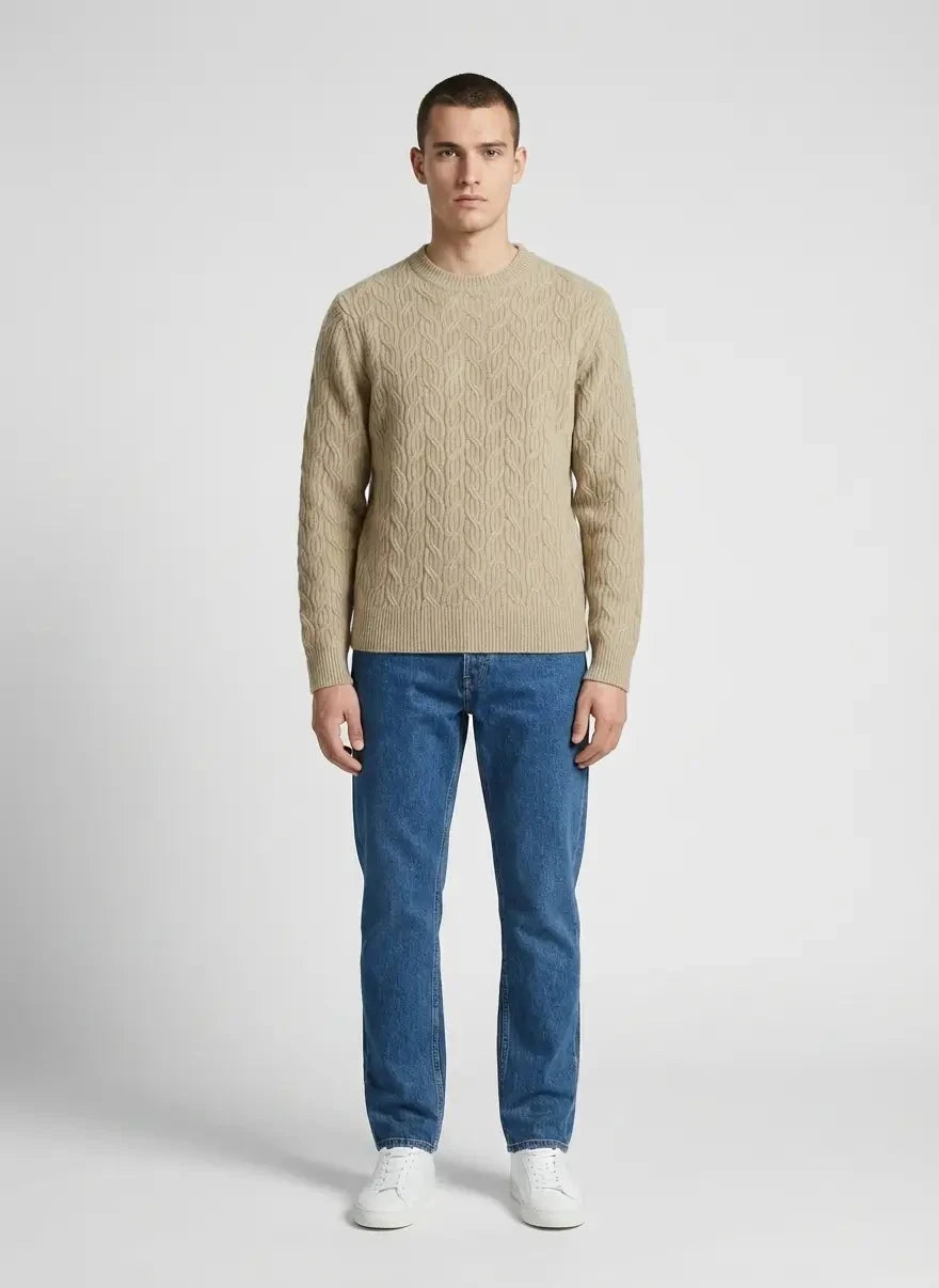 Replay Knitted Sand Sweatshirt - Subwear