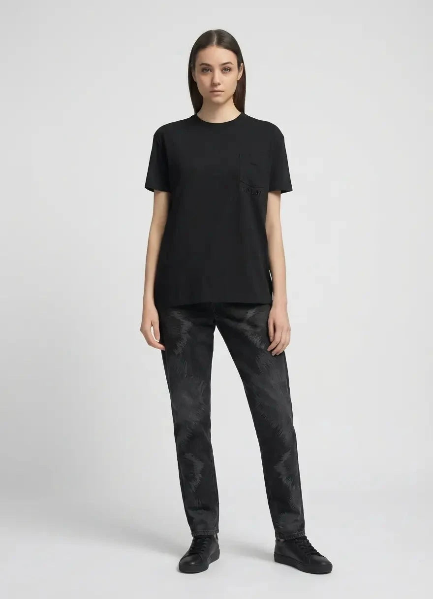 Replay Side Pocket Black T-Shirt - Subwear