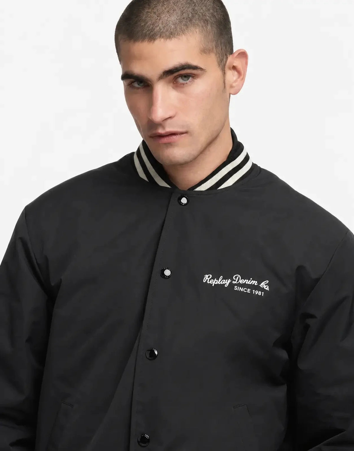 Replay Varsity Black Jacket - Subwear