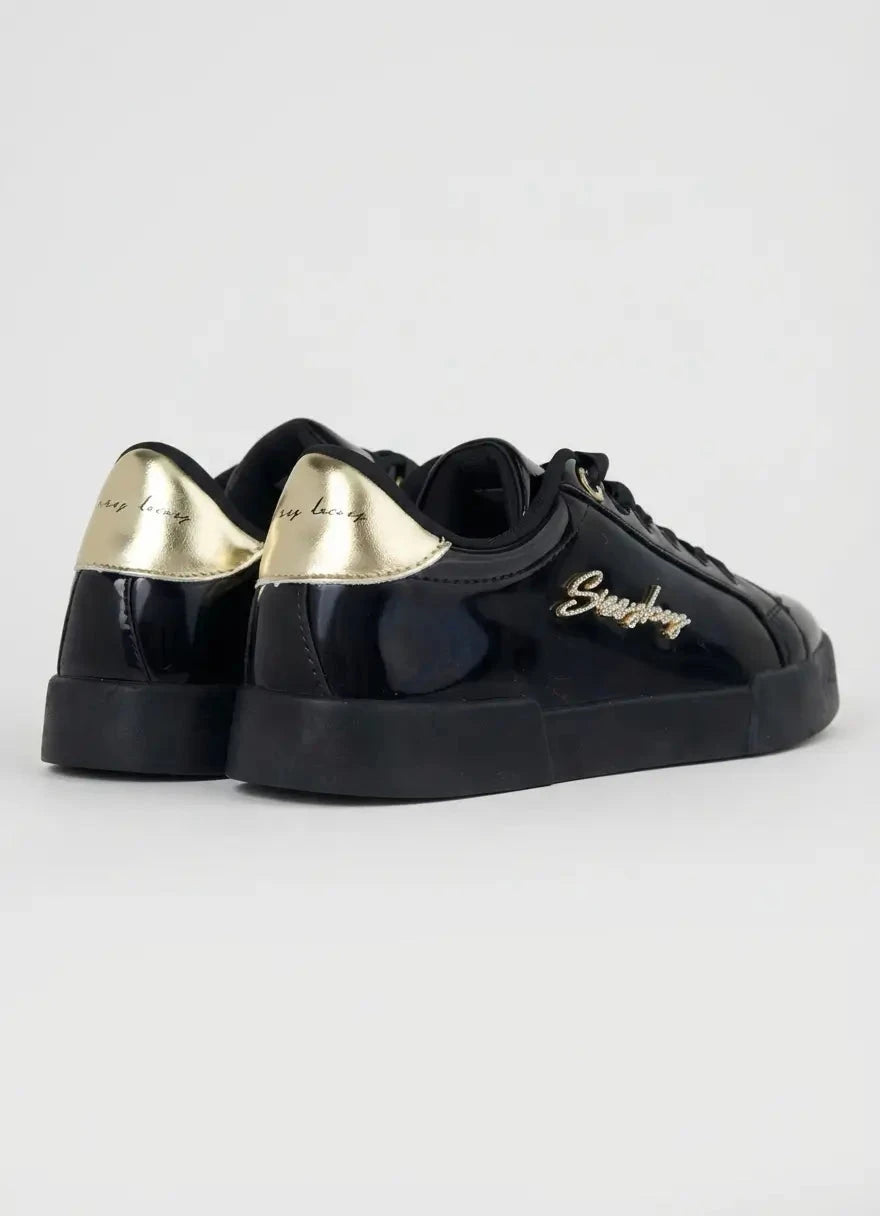 Sissy Boy Marty Patent Black Sneakers - Subwear