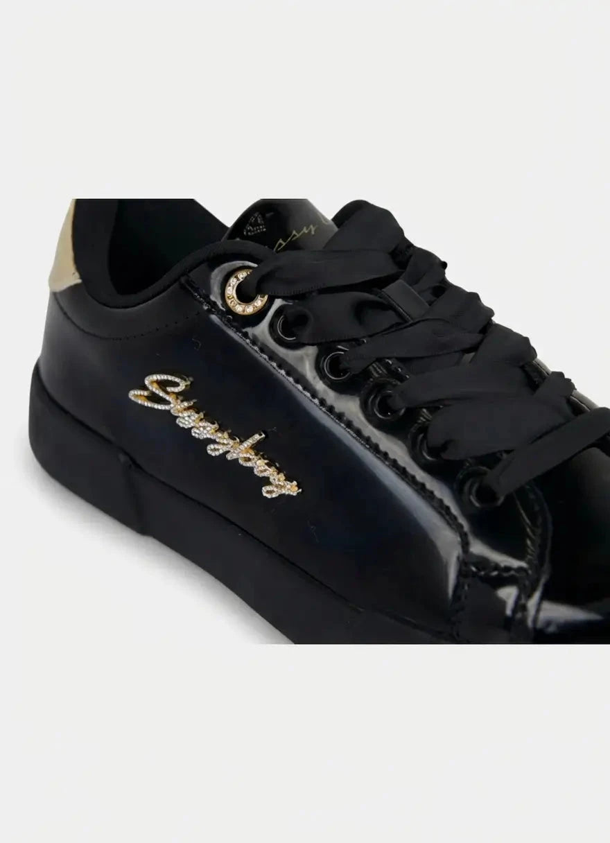 Sissy Boy Marty Patent Black Sneakers - Subwear