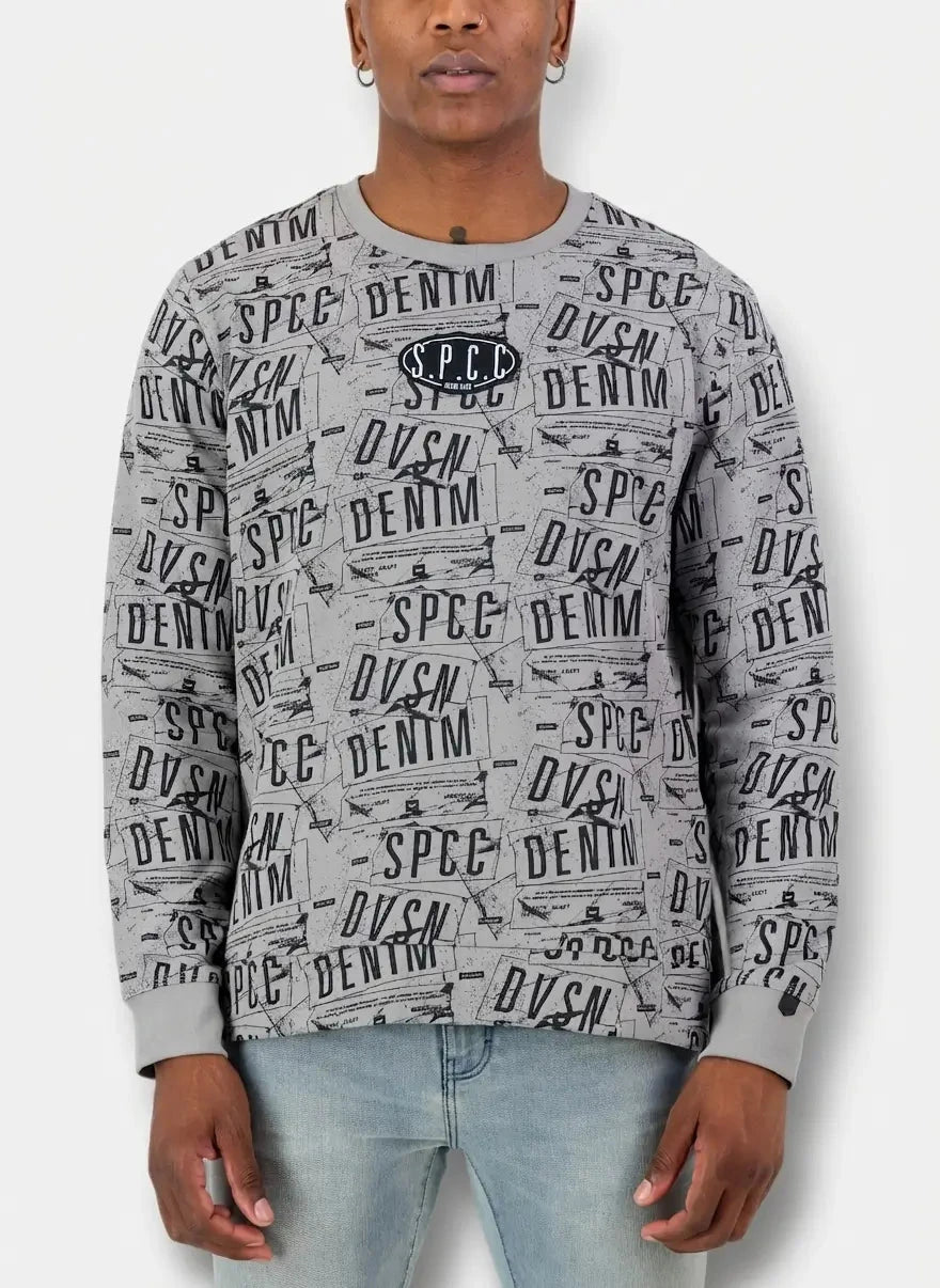 SPCC Cassian Mid Grey Sweatshirt - Subwear
