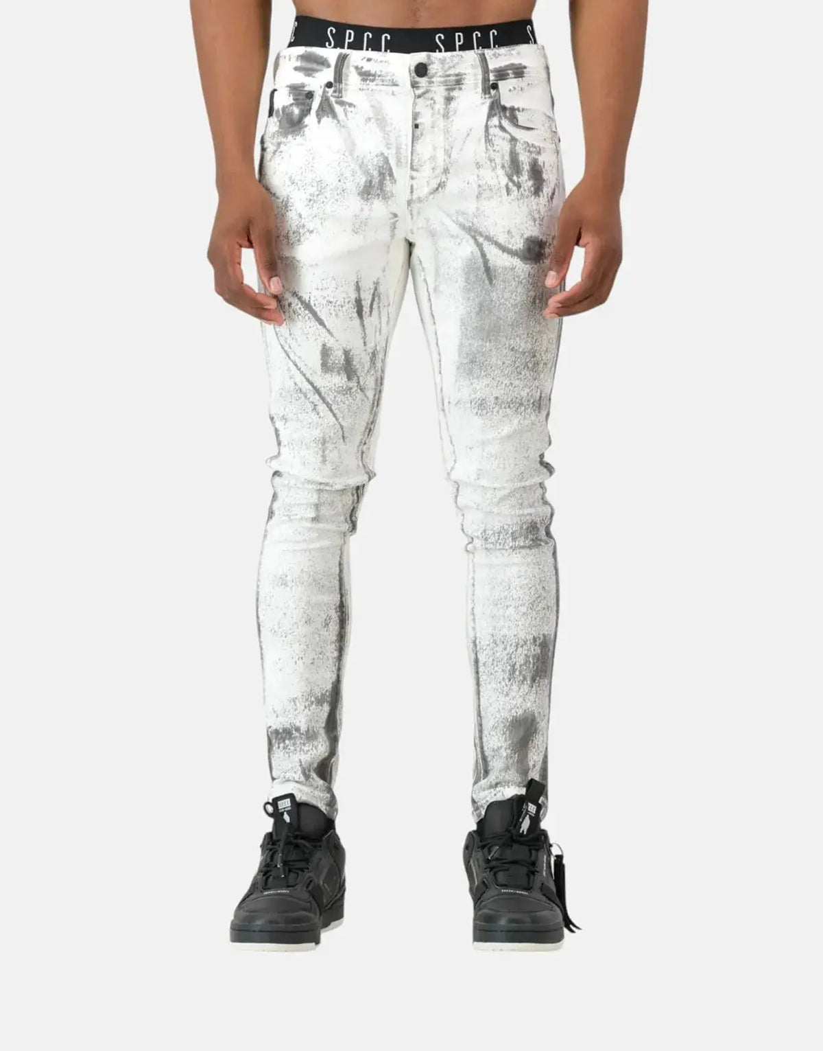 SPCC Fracture White Jeans - Subwear