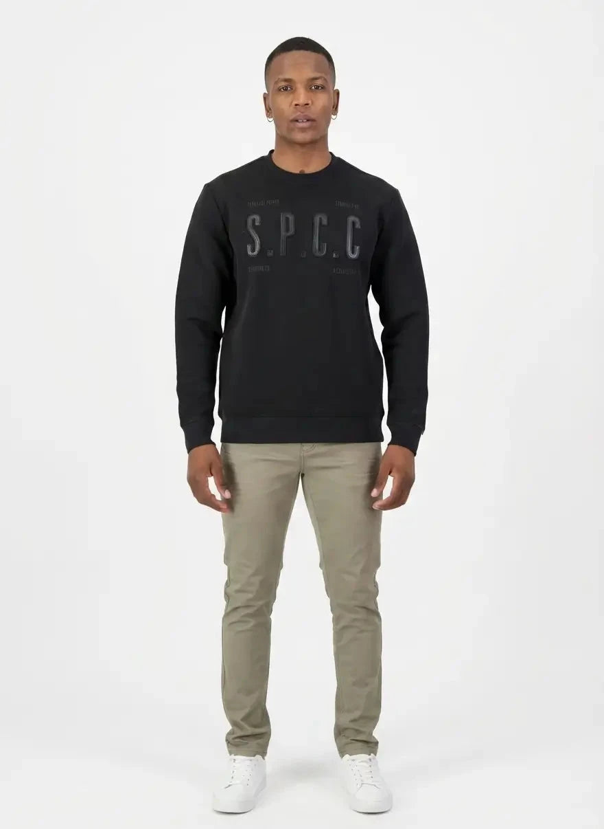SPCC Lucian Black Sweatshirt - Subwear