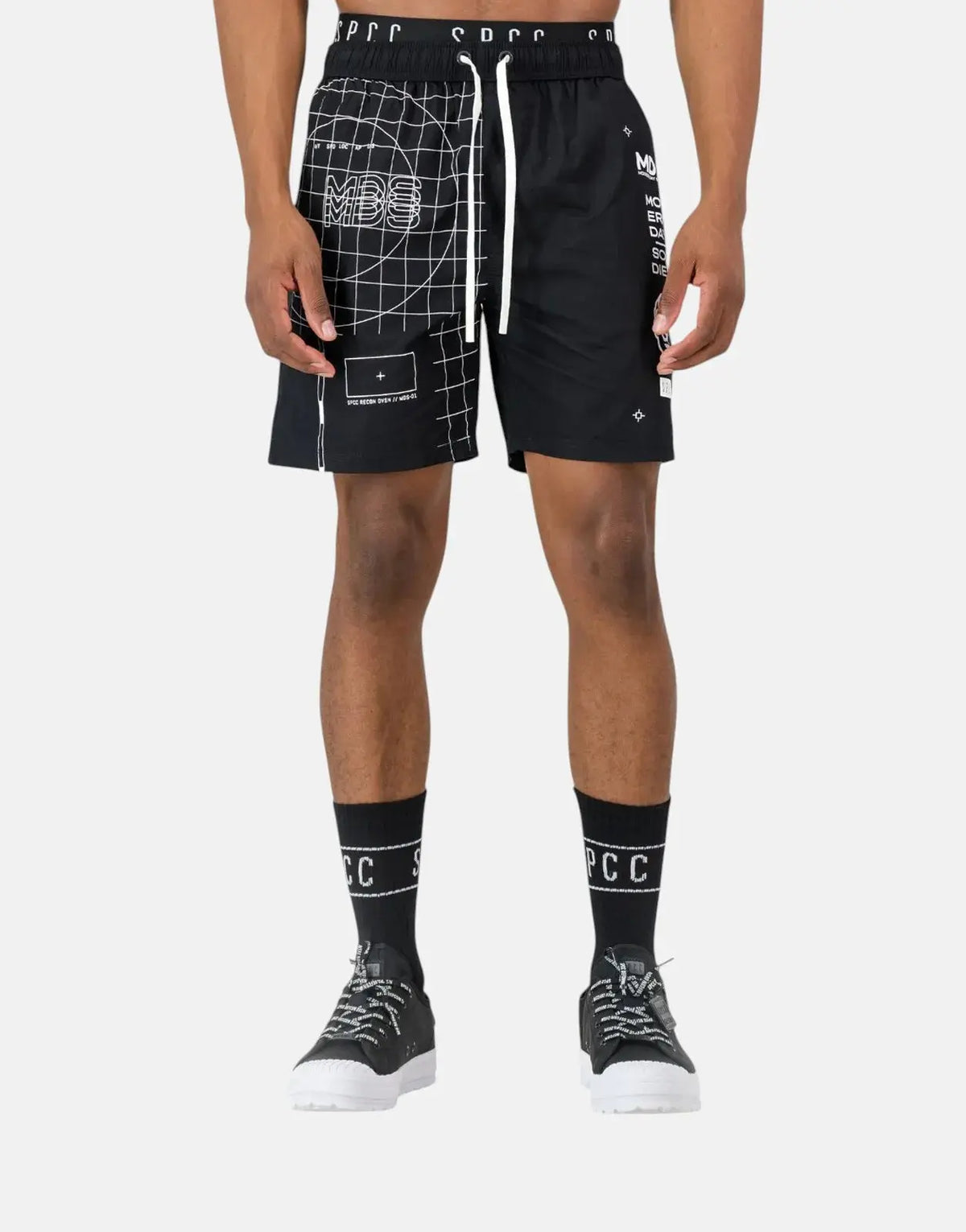 SPCC MDS Aviator Black Pool Shorts - Subwear