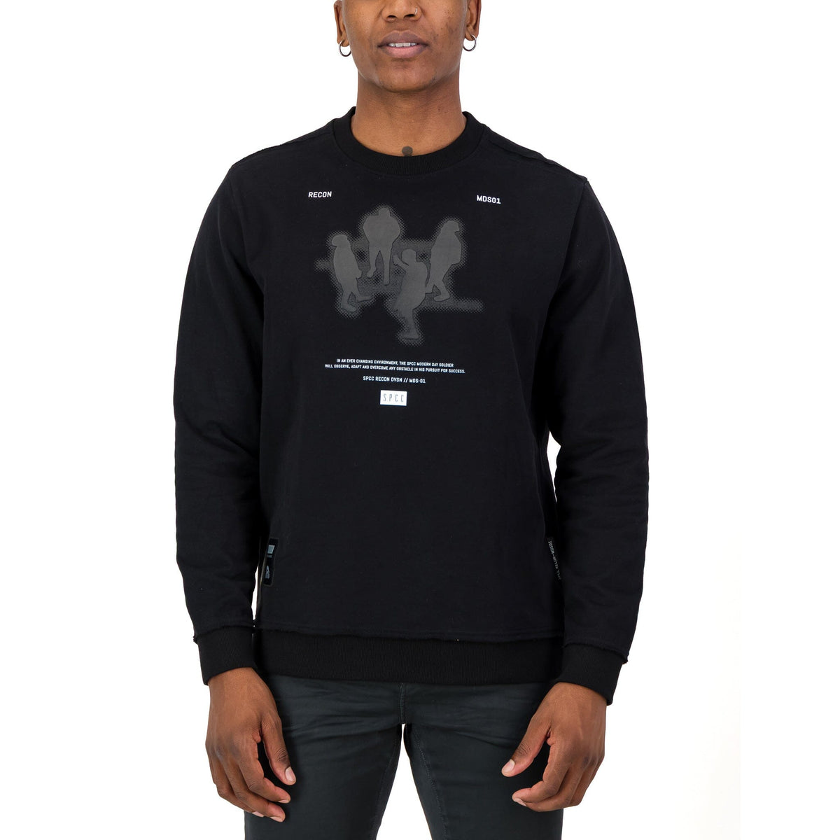 SPCC Recon Barrett Black Sweatshirt - Subwear