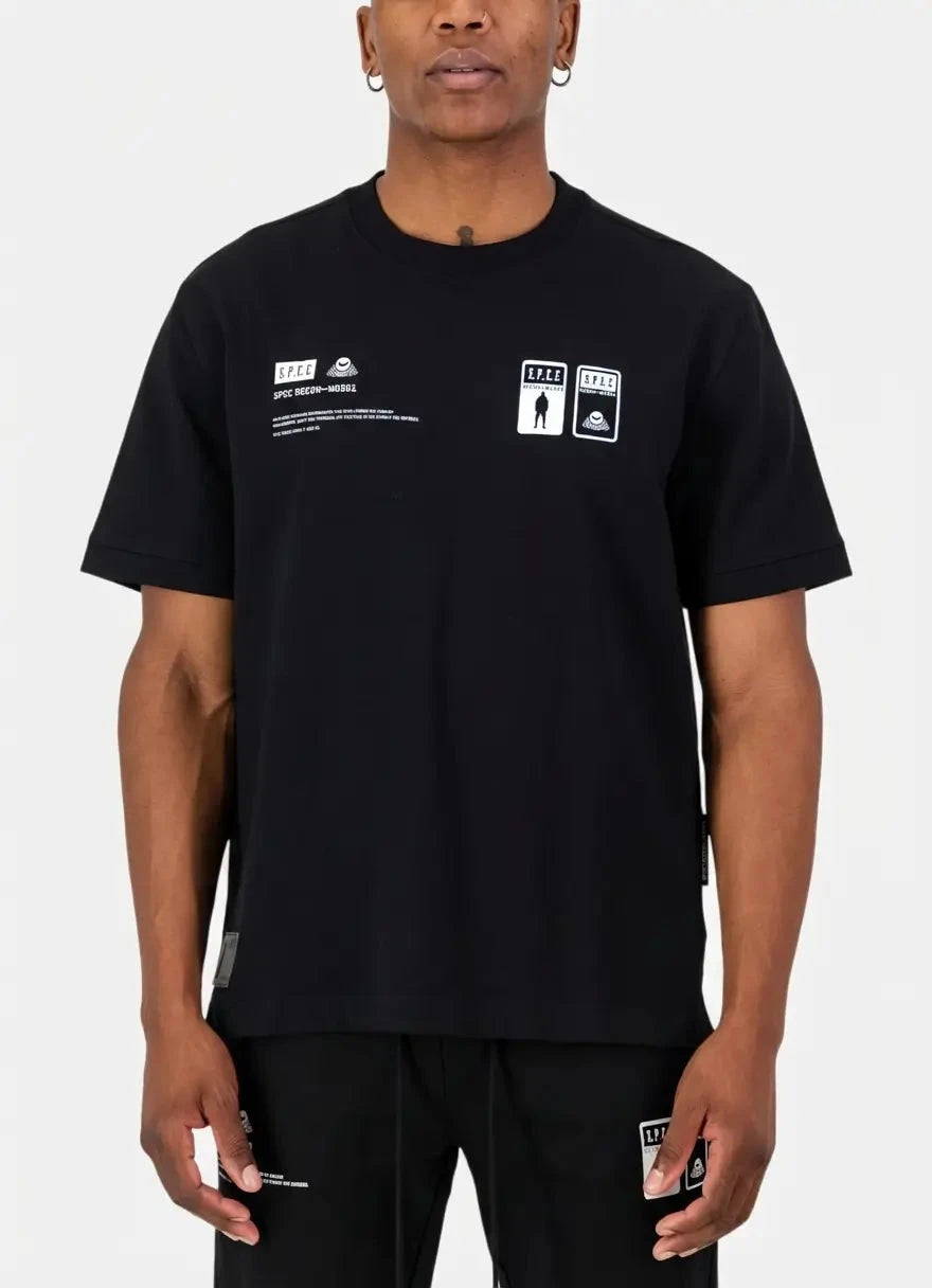 SPCC Recon Knox Black Sweat T Shirt - Subwear