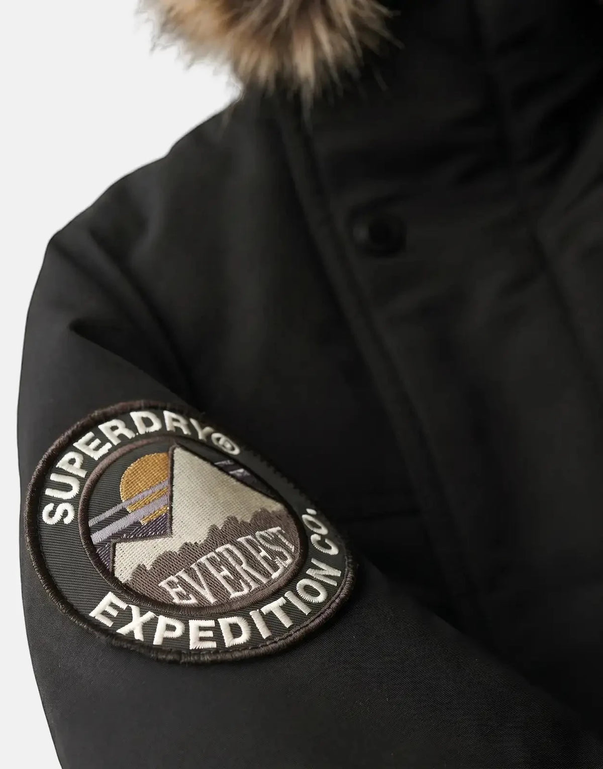 Superdry Everest 5 Baffle Black Puffer Jacket - Subwear