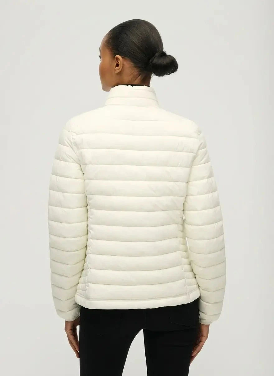 Superdry Fuji lite Puffer Jacket Off-White - Subwear