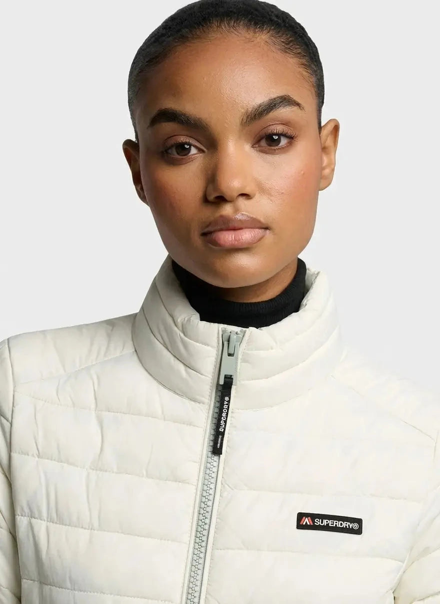 Superdry Fuji lite Puffer Jacket Off-White - Subwear