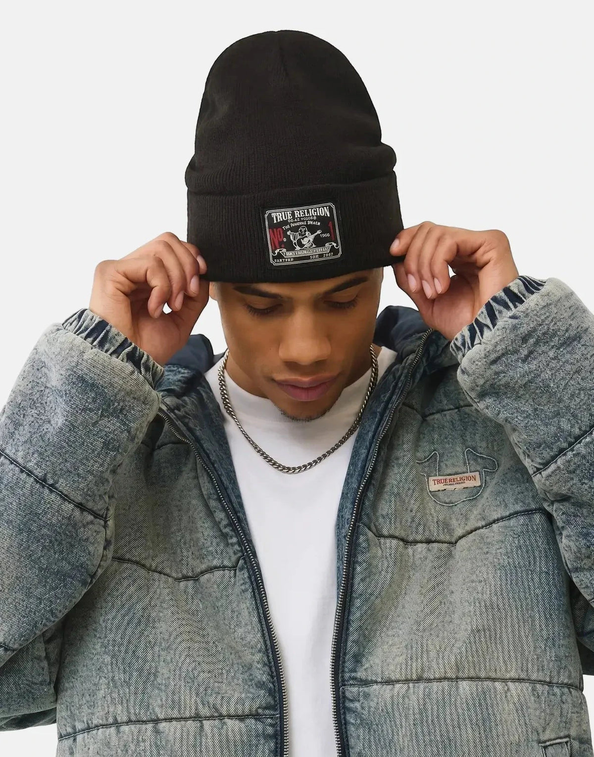 True Religion Concert Patch Beanie - Subwear