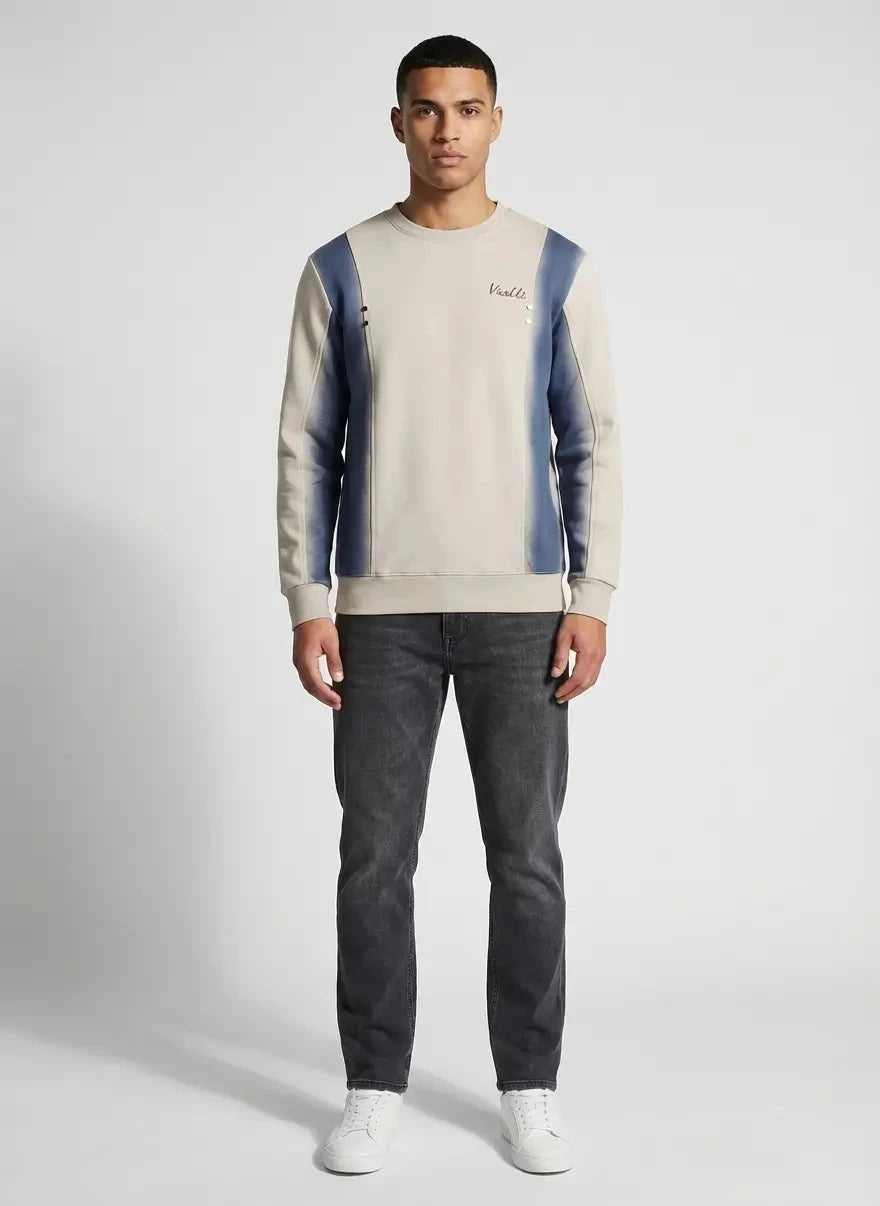 Vialli Grey Maxicot Sweater - Subwear