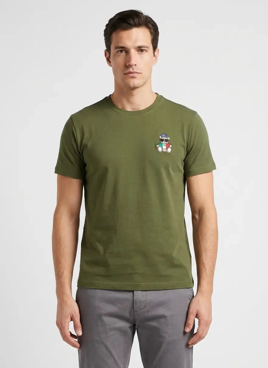 Vialli Olive Cargo T-Shirt - Subwear
