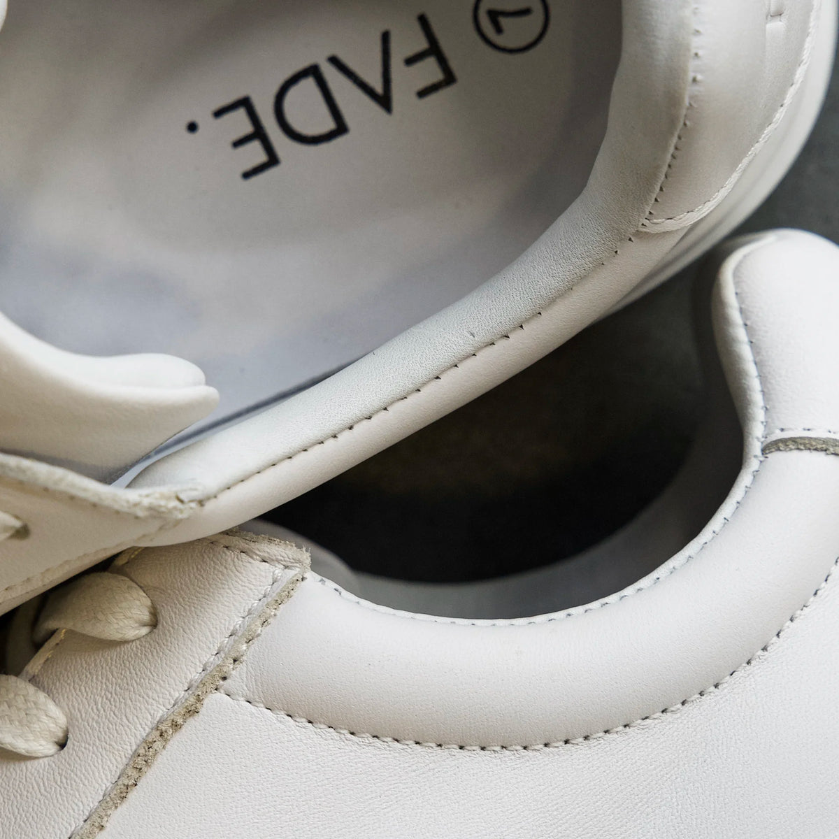Fade Iconic Sneaker Nappa Leather White