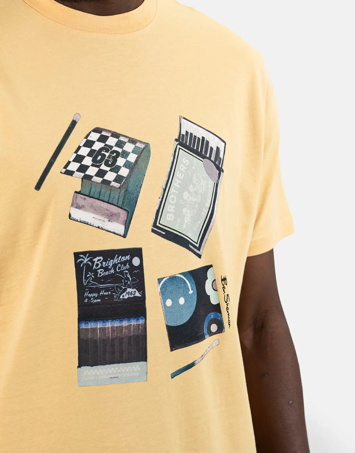 Ben Sherman Match Box New Wheat T-Shirt - Subwear