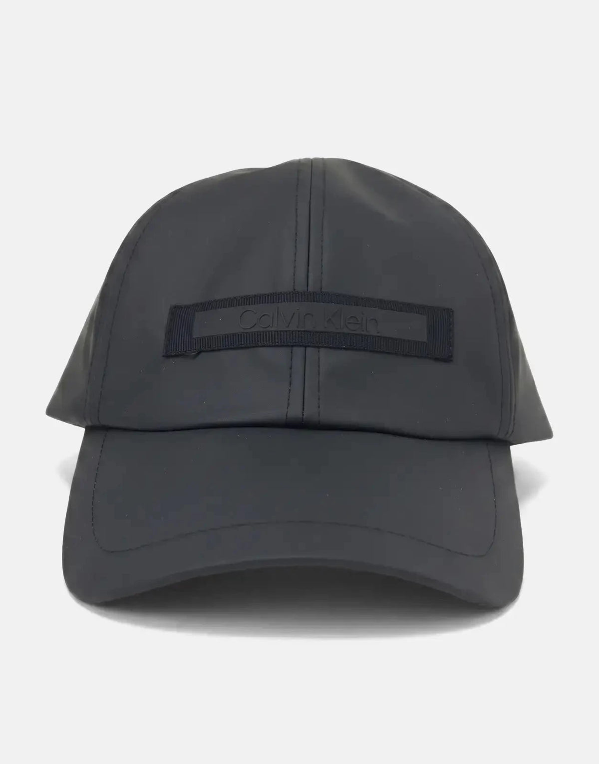 Calvin Klein Rubberized Black Patch Baseball Cap - Subwear