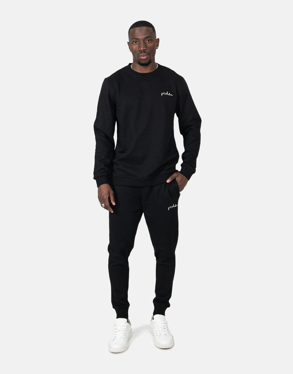 Fade Signature Sweatpants Black - Subwear