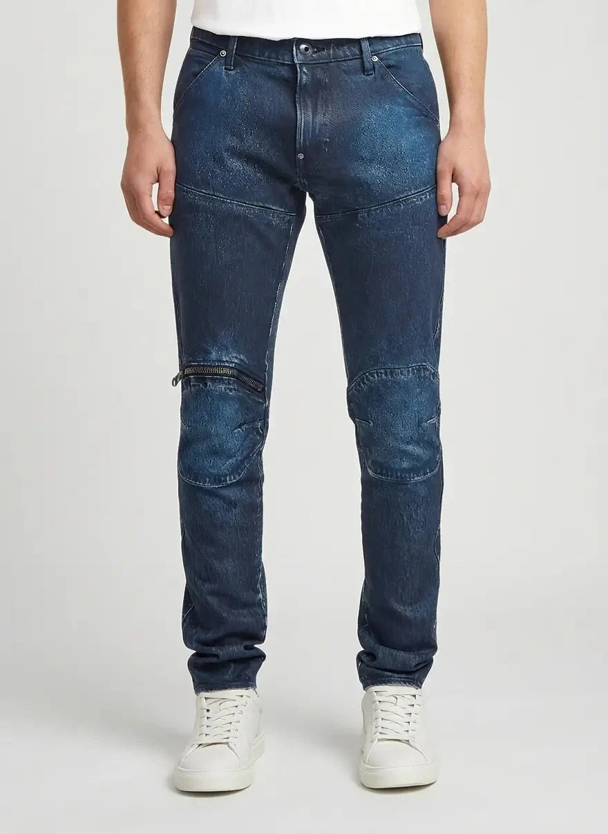 G-Star RAW 5620 3D Zip Knee Faded Cerulean Skinny Jeans - Subwear