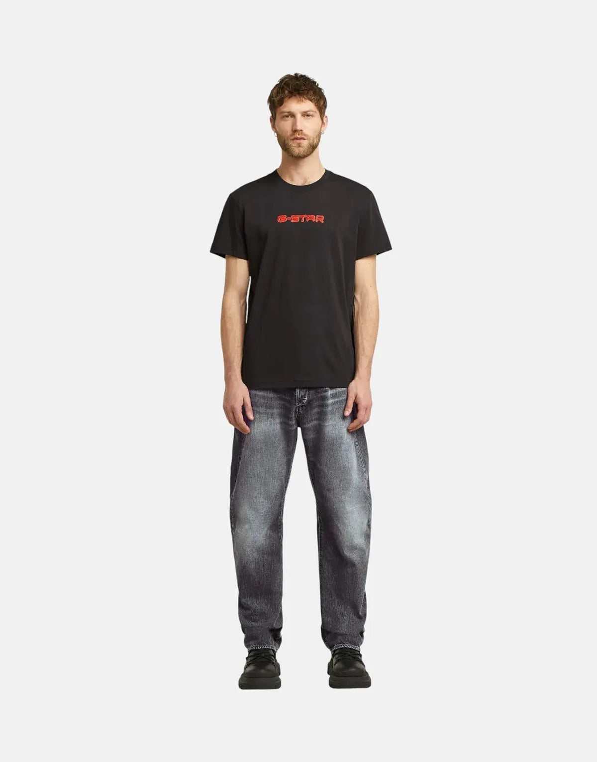 G-Star RAW Gel Print Black T-Shirt - Subwear