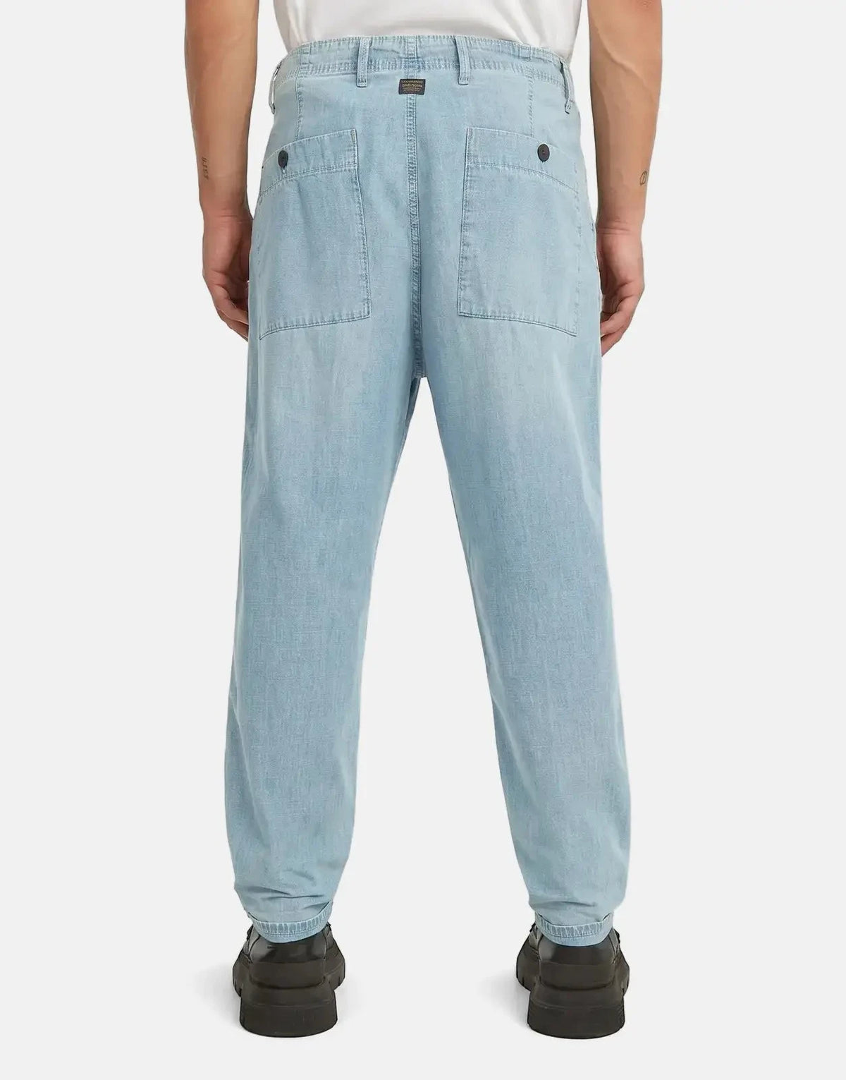 G-Star RAW Pleated Chino Denim Relaxed Tapered Vintage Mirage - Subwear