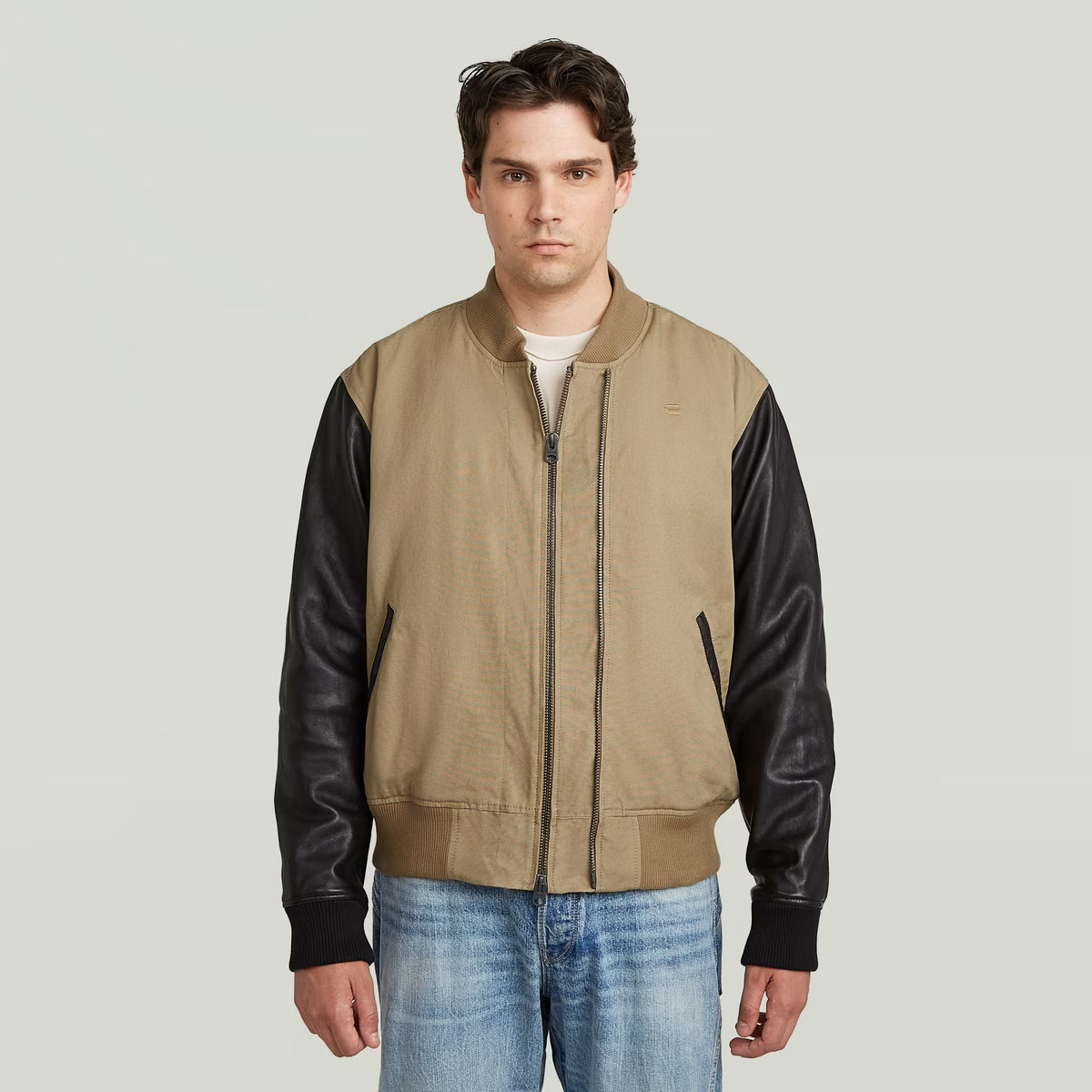 G-Star Varsity Leather Safari Jacket - Subwear