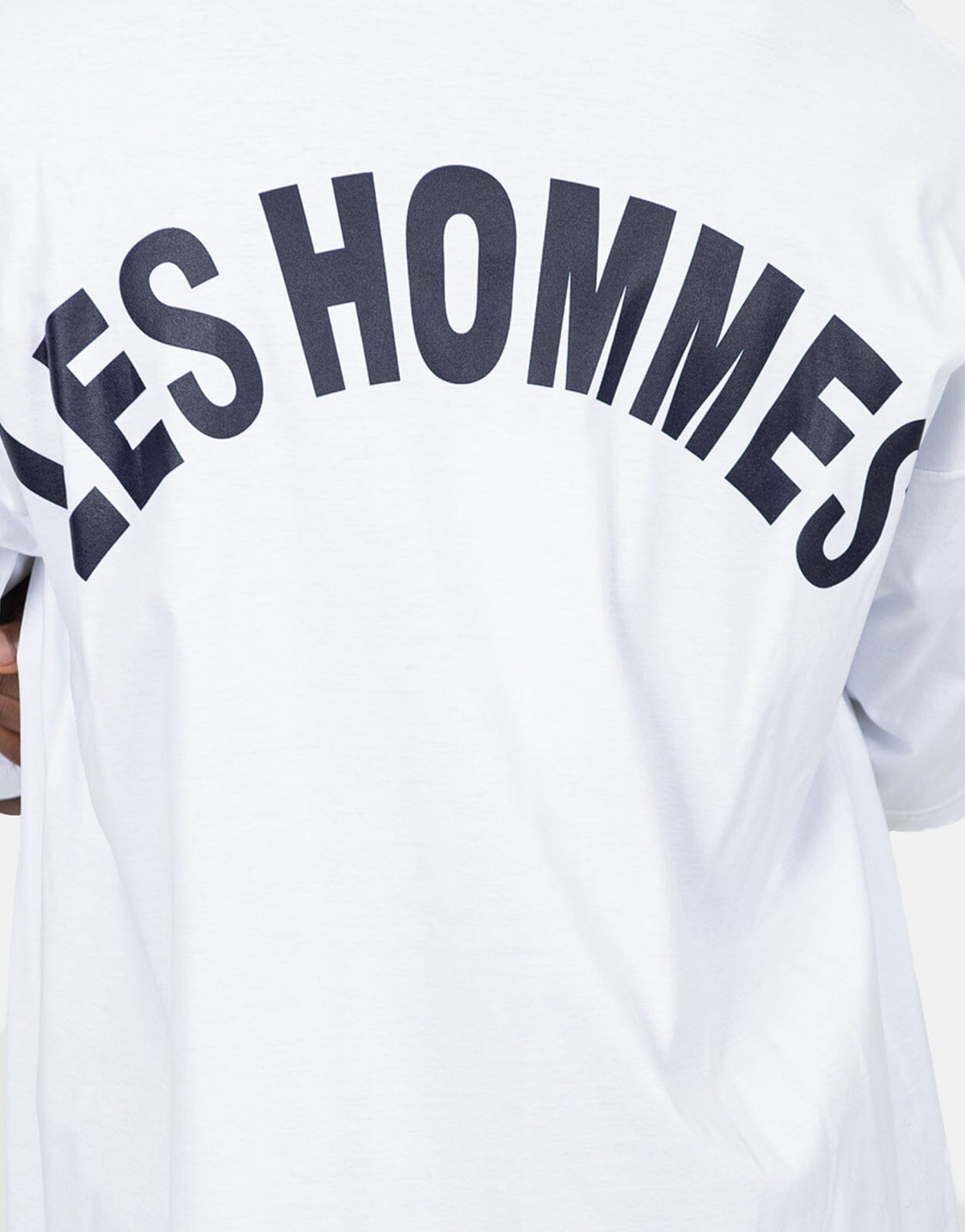 Les Hommes Overlogo Black T-Shirt - Subwear