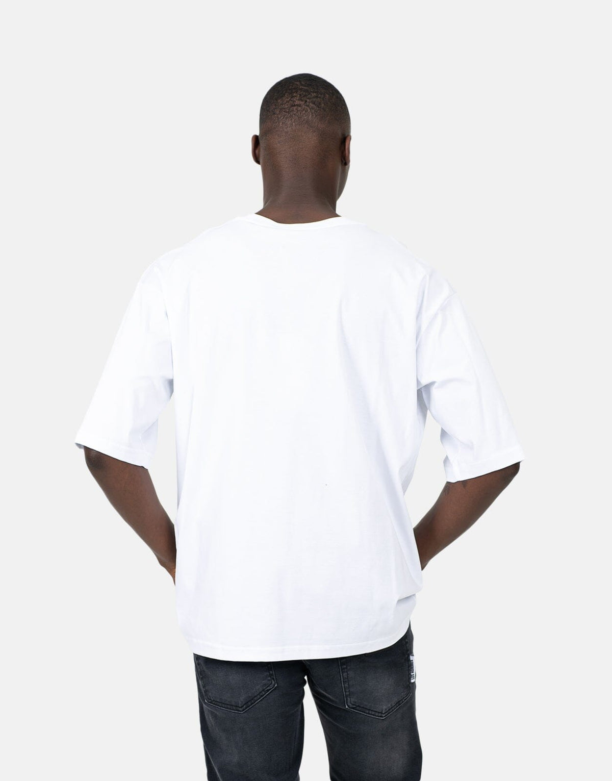 Les Hommes Overoutline White T-Shirt - Subwear