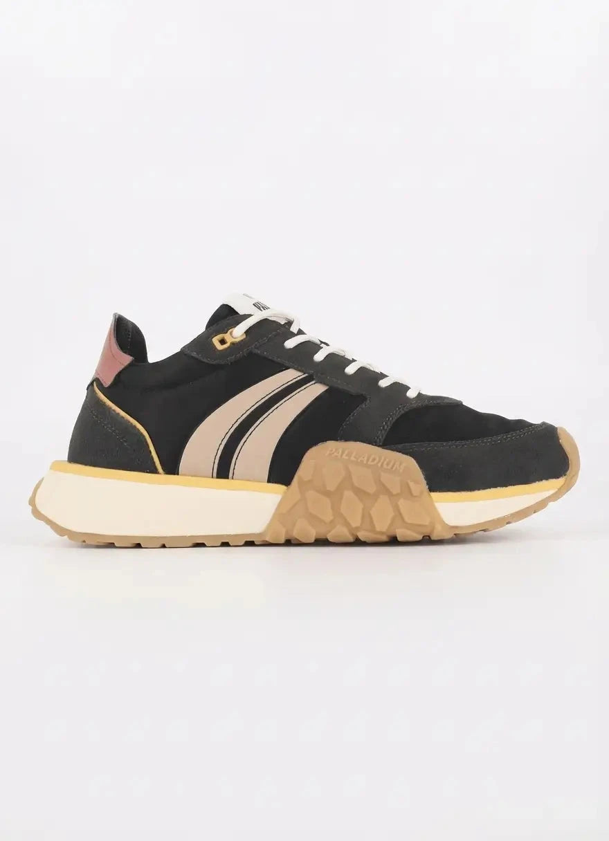 Palladium Troop Runner Flame Black & Beluga Sneaker - Subwear