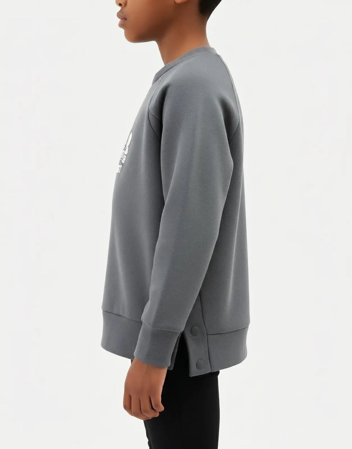 Polo Girls Asha Sports Gunmetal Sweatshirt - Subwear