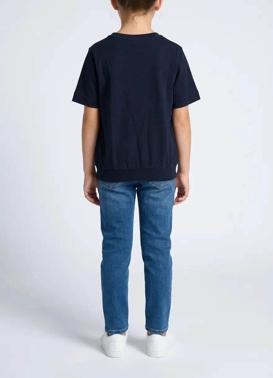 Polo Girls Toni Navy Blouson T-Shirt - Subwear
