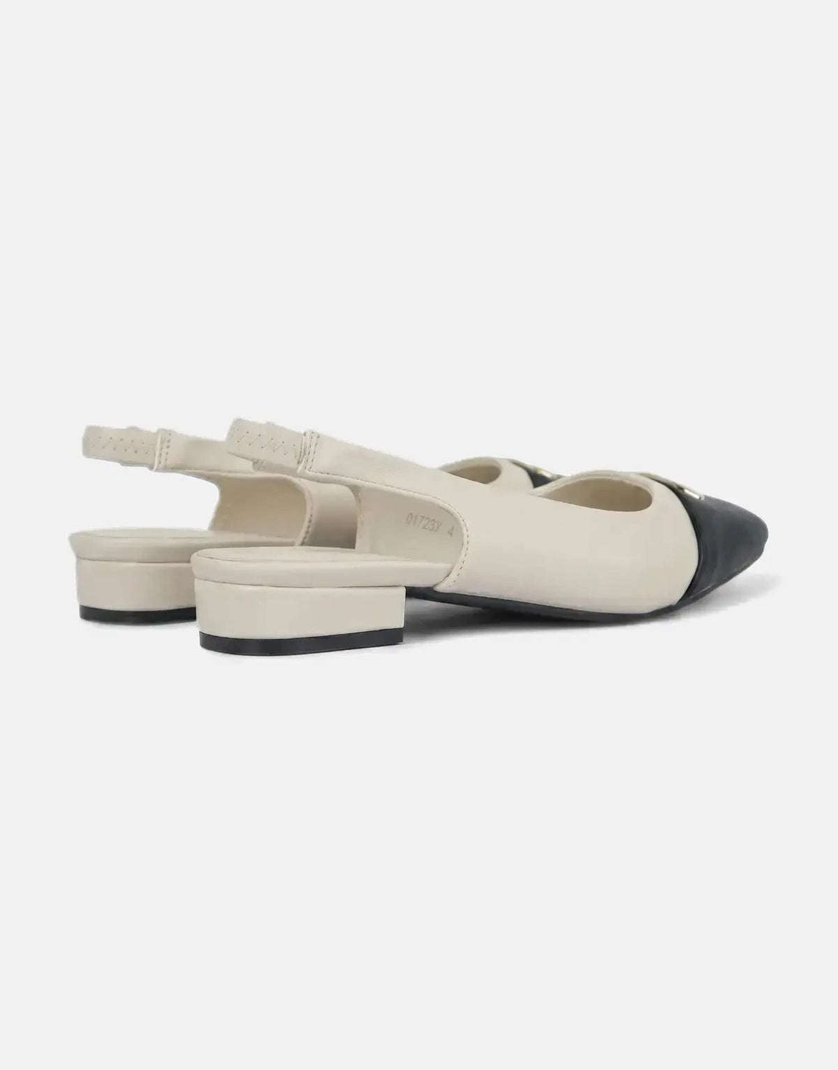 Polo Toe Cap OffWhite Slingback - Subwear