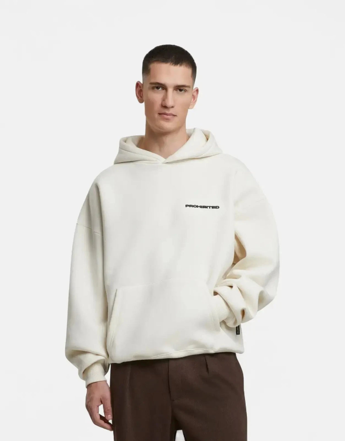 Prohibited 10119 Cream Hoodie - Subwear