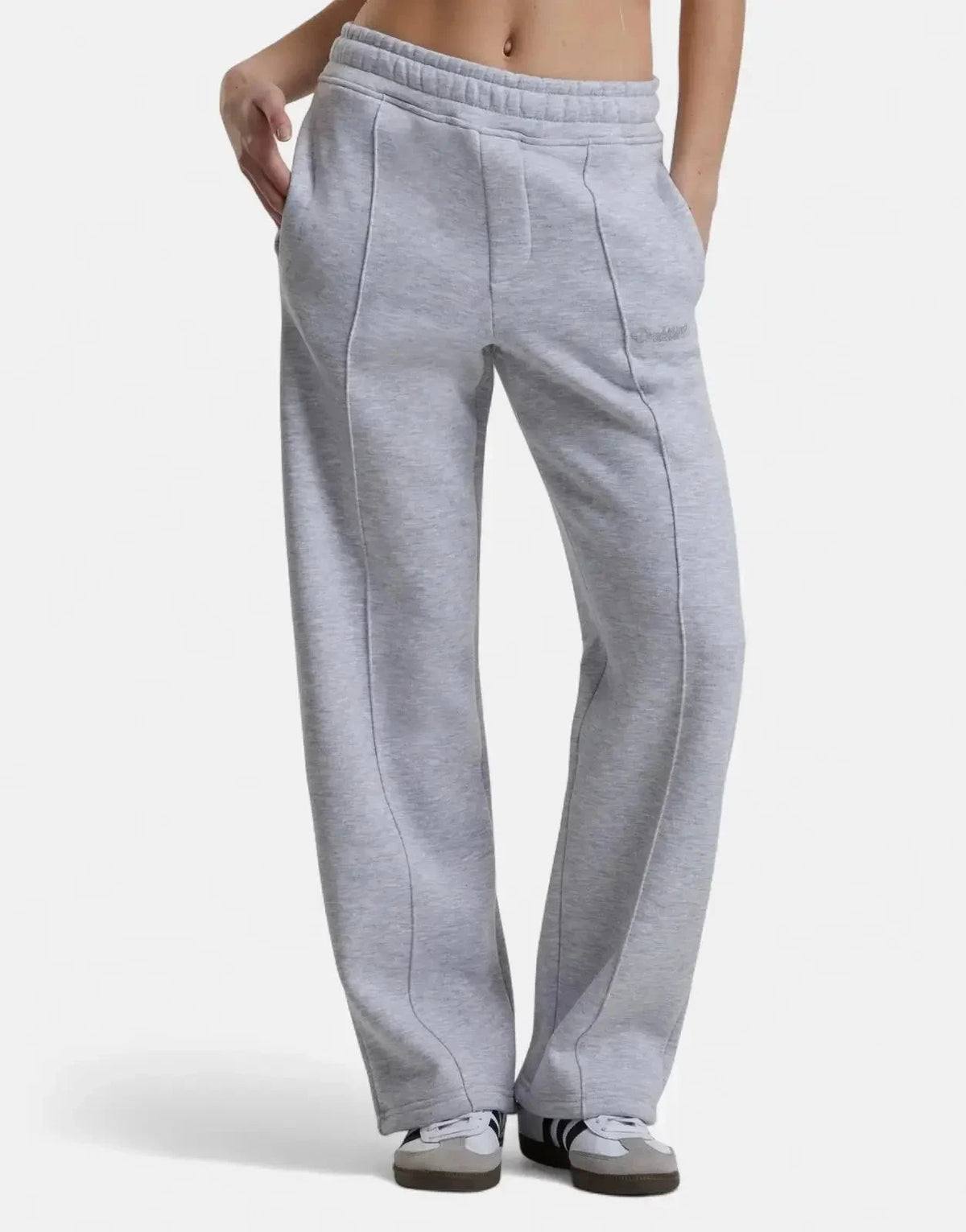 Prohibited Loose Grey Melange Sweatpants - Subwear
