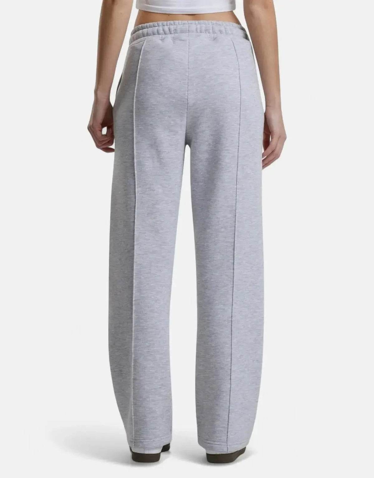 Prohibited Loose Grey Melange Sweatpants - Subwear