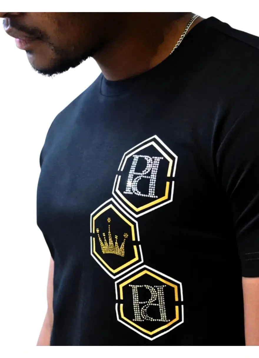Pure Premium Spinelli Black T-Shirt - Subwear