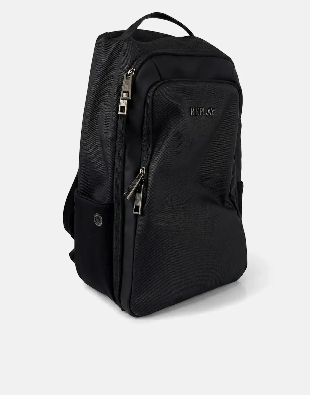 Replay Mesh Material Black Backpack - Subwear