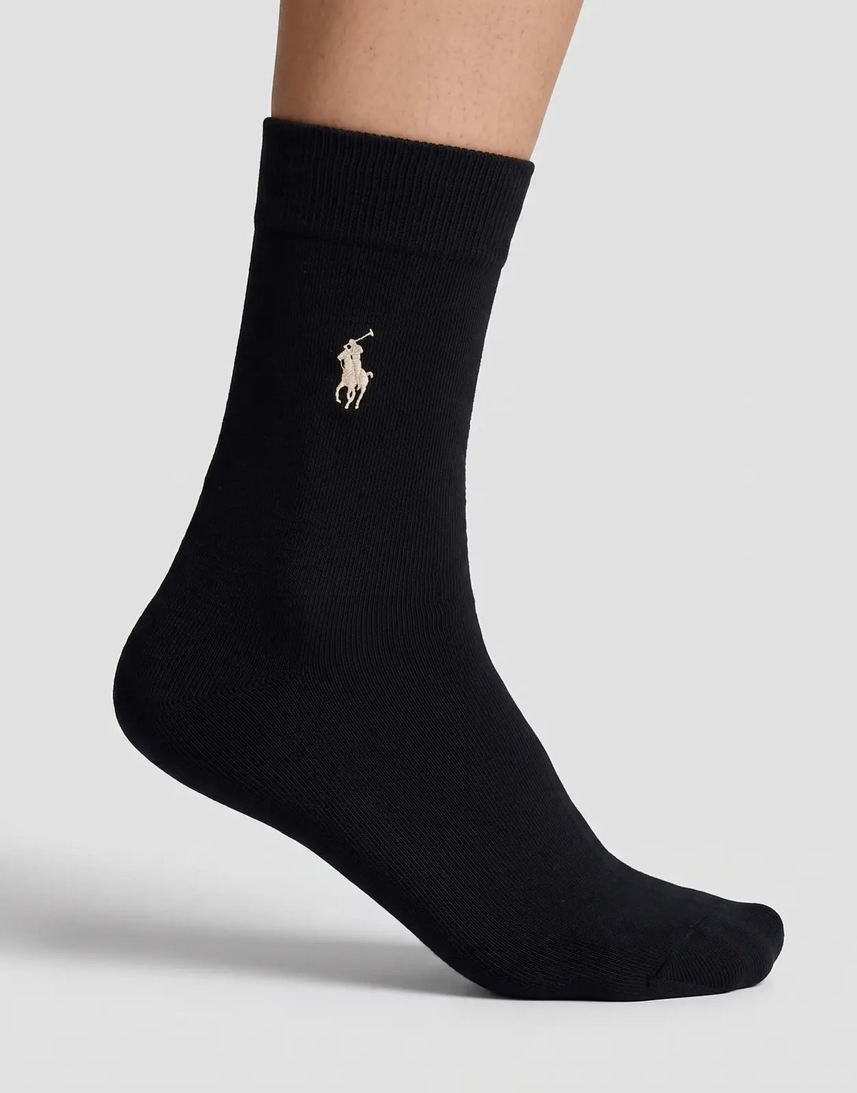 Polo Logo Black Socks