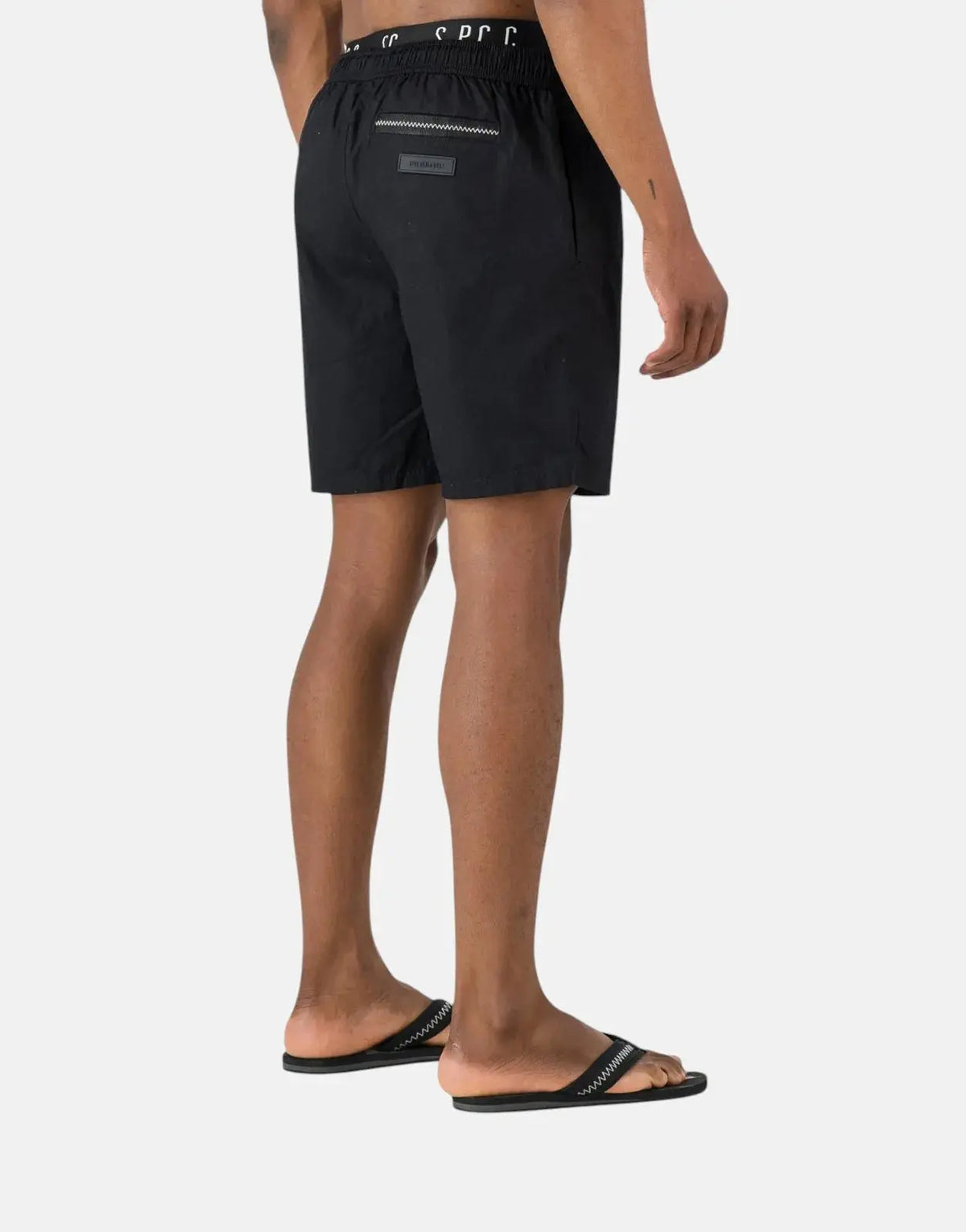 SPCC Orbit Black Pool Shorts - Subwear
