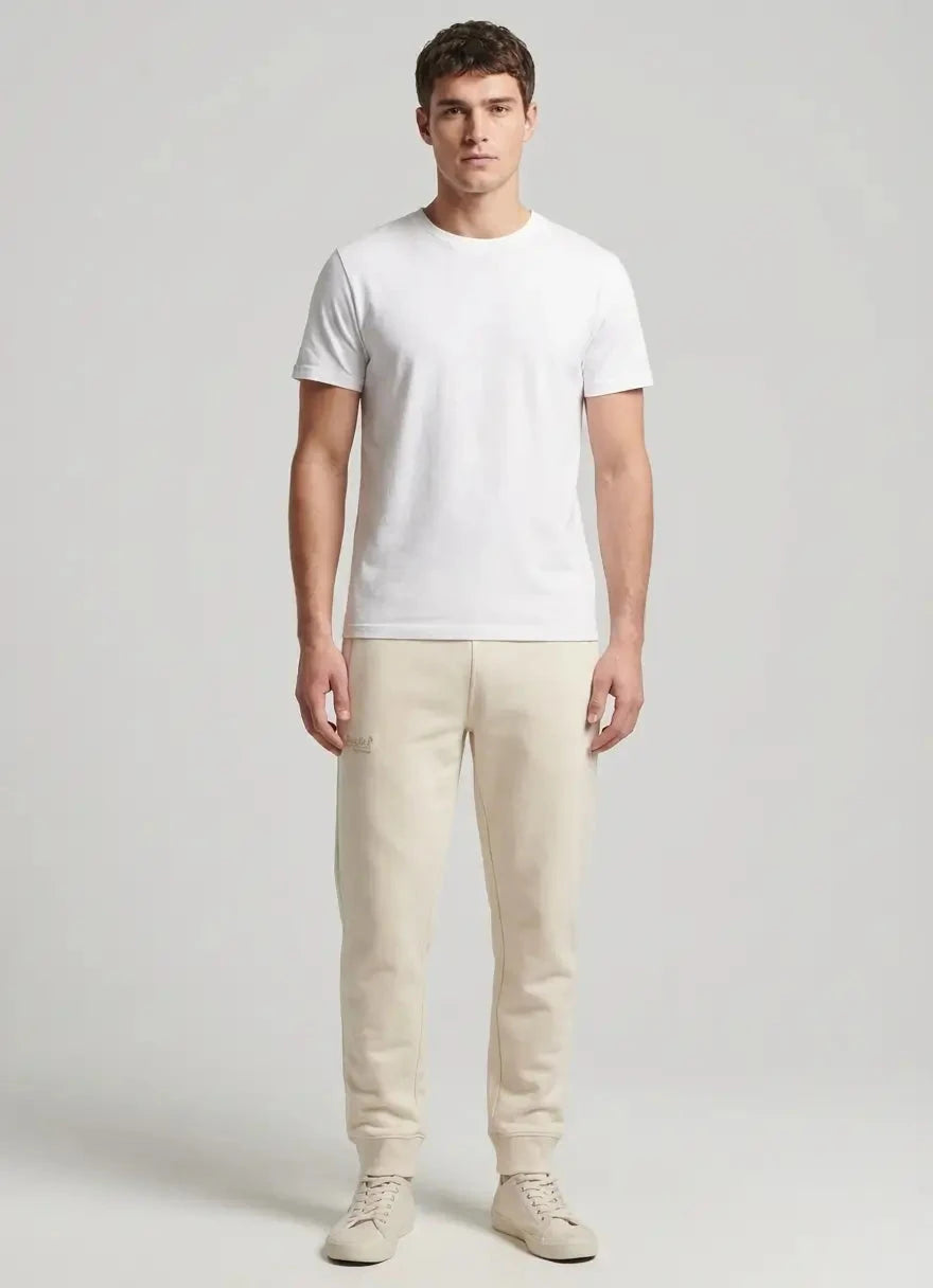 Superdry Essential Logo Light Stone Beige Jogger - Subwear
